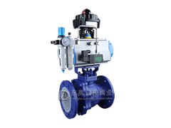 氣動超薄型襯氟球閥