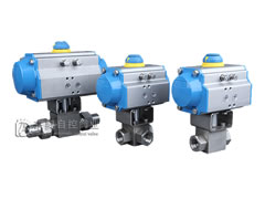 氣動固定高壓球閥