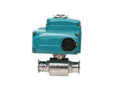 電動不鏽鋼衛生級卡箍球閥